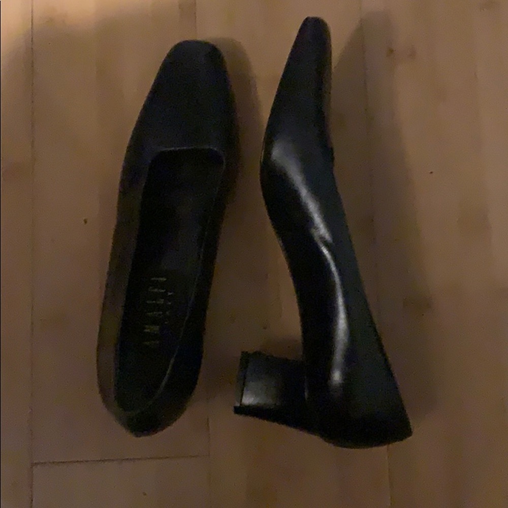 Navy Blue Almalfi Leather Italian Pumps